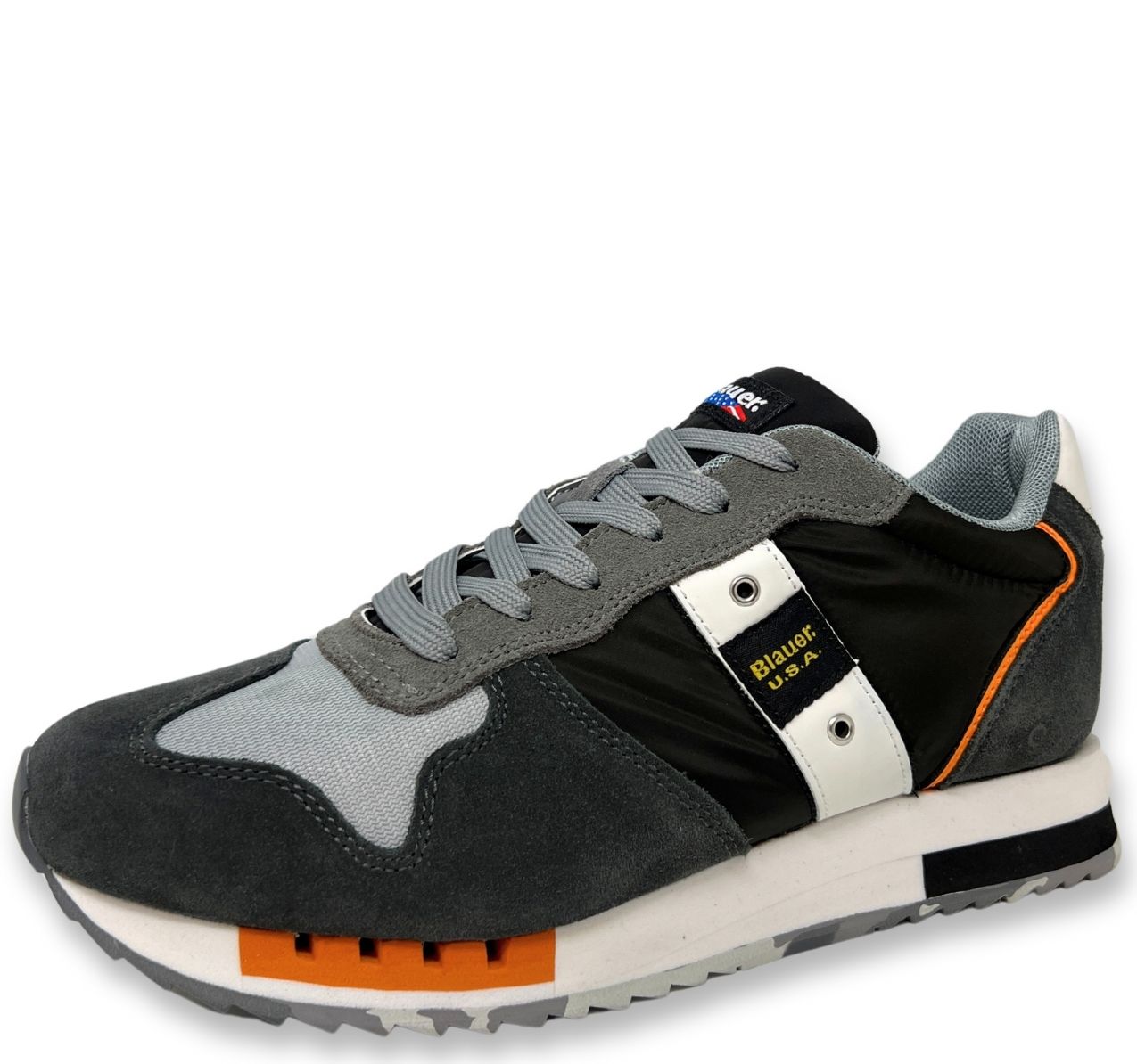 Sneaker Nero Grigio Queens01