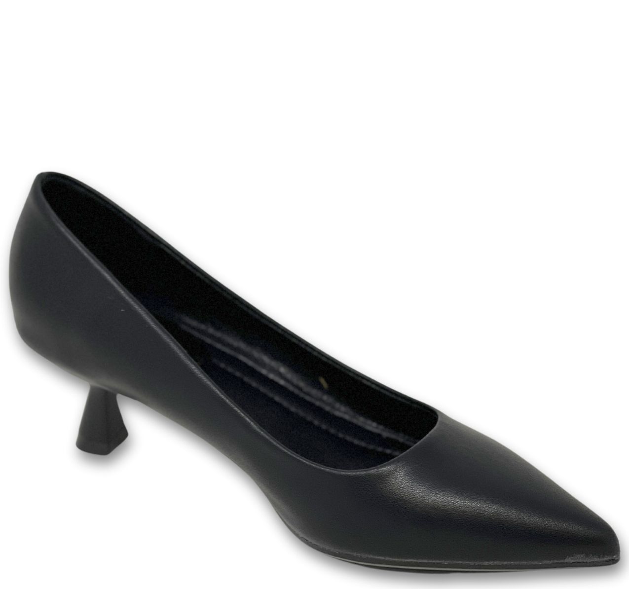 Decollete Tacco Medio Nero Francesco Milano E0704A - immagine 2