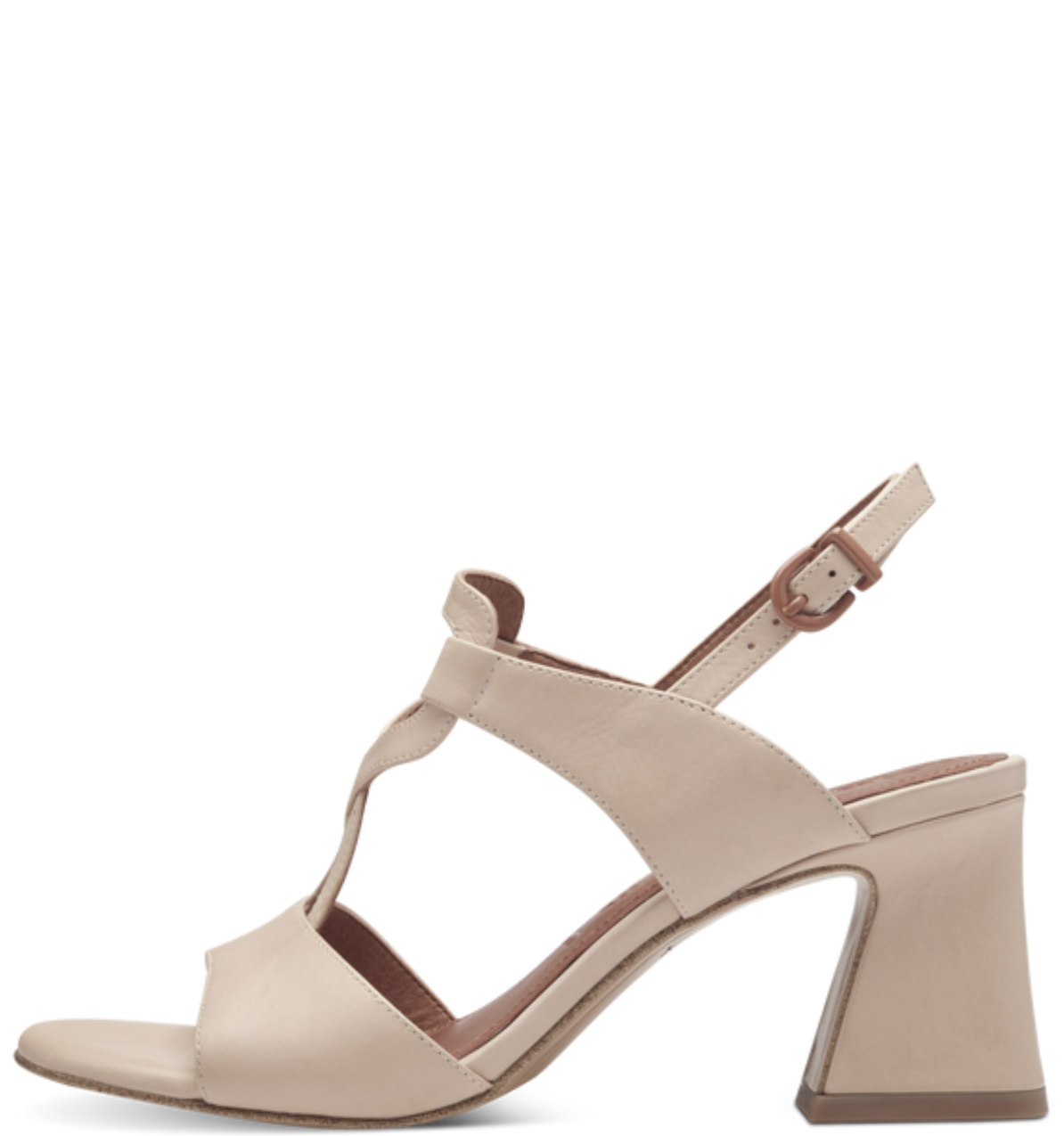 Sandalo Beige Tacco Alto 28379 - immagine 3