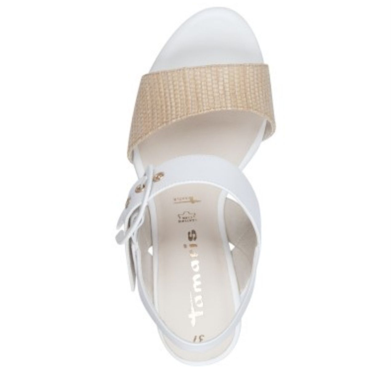 Sandalo Bianco Tacco Alto 28015 - immagine 3