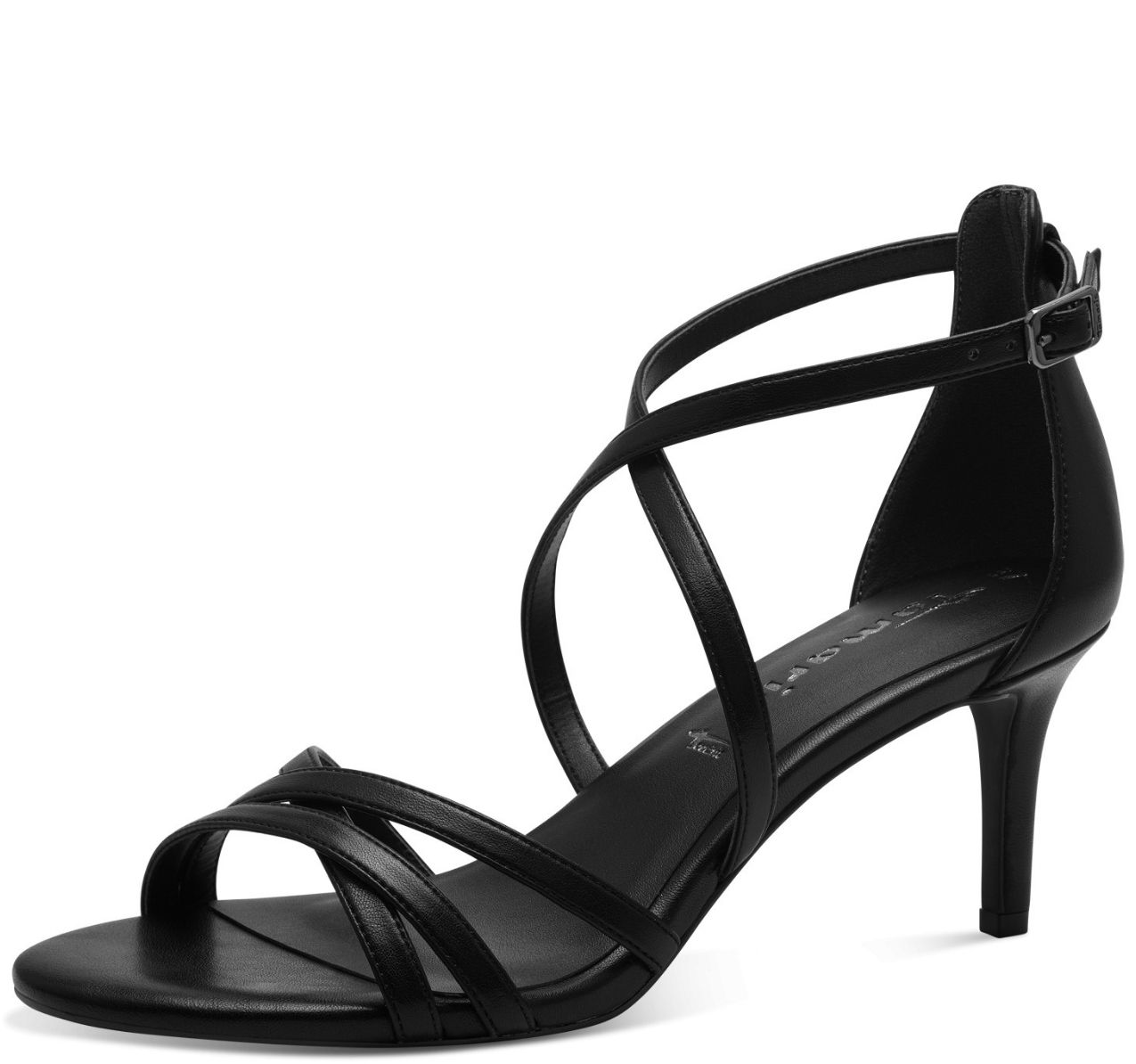 Sandalo Nero Gioiello 28348