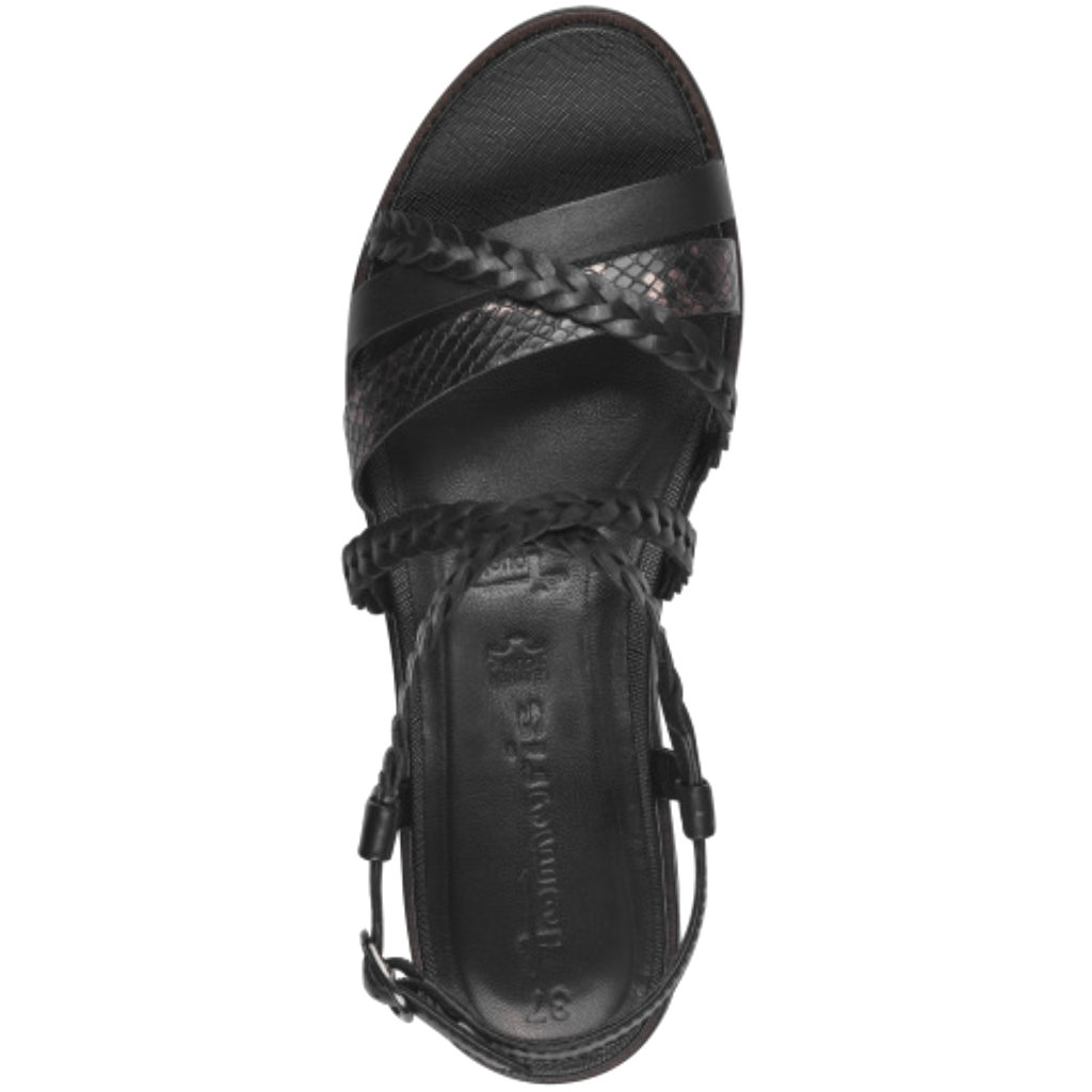 Sandalo Zeppa Nero 28207 - immagine 3