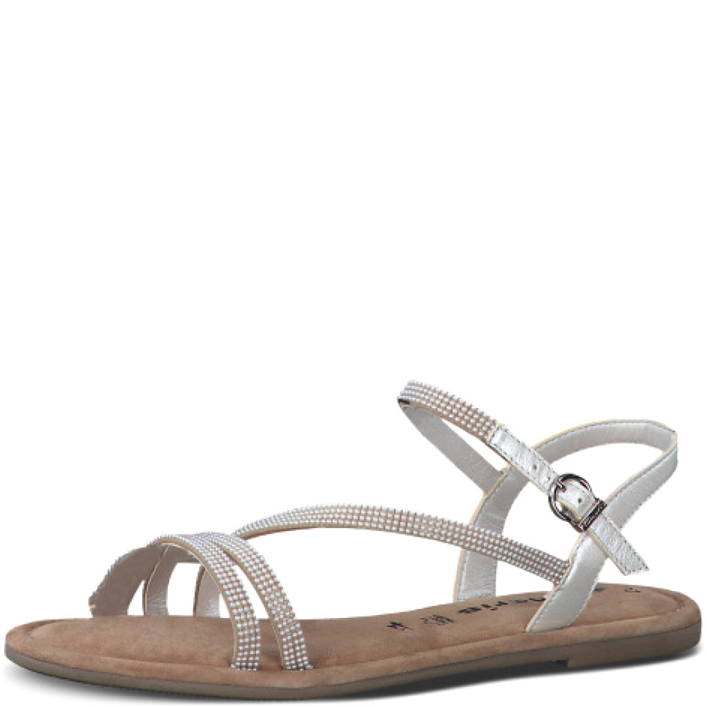 Sandalo 28113 Bianco Perla