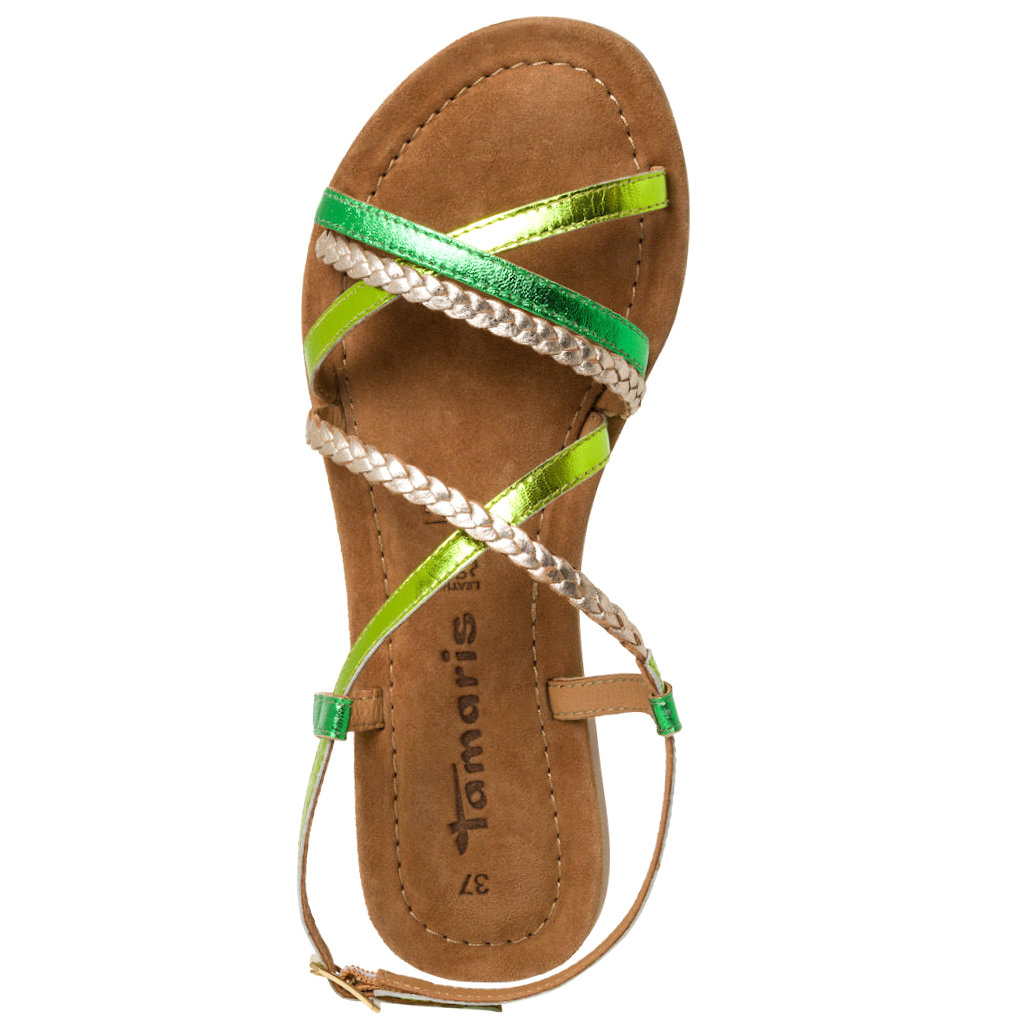 Sandalo 28139 Verde Multicolor - immagine 2
