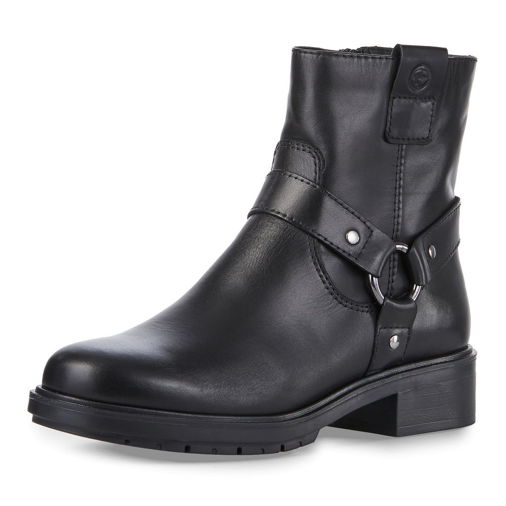 Stivaletto Tacco Medio Nero 25305