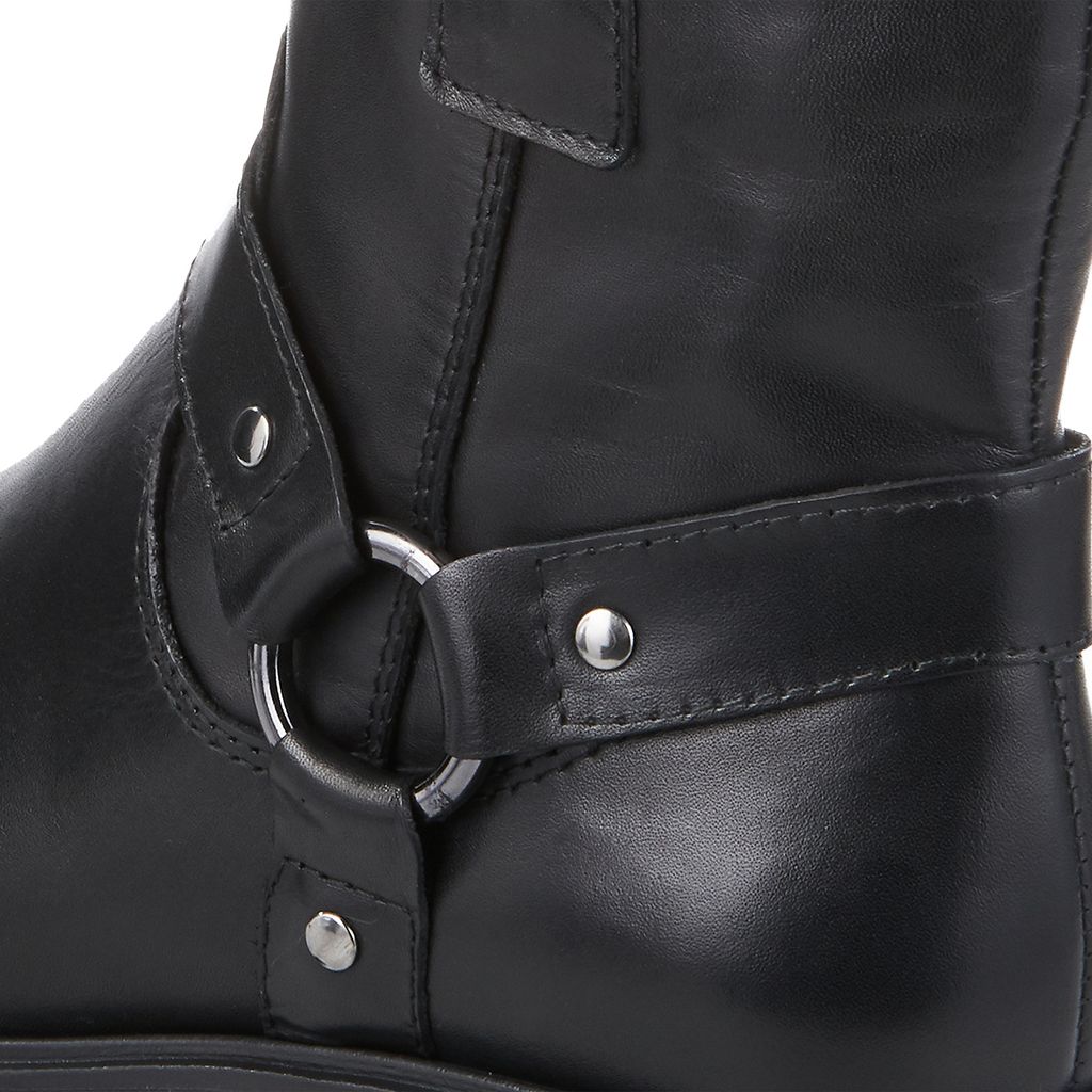 Stivaletto Tacco Medio Nero 25305 - immagine 3