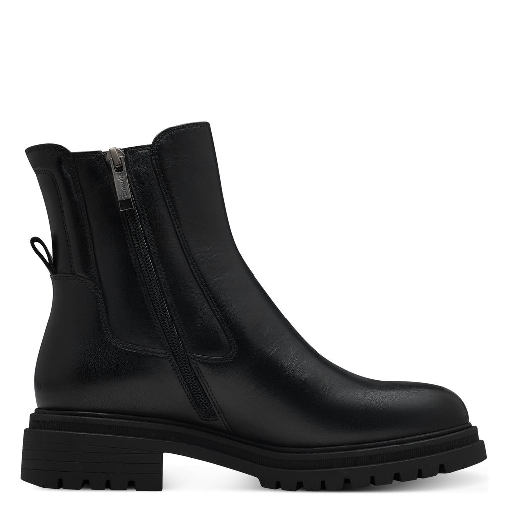 Stivaletto Nero Tacco Basso 25413 - immagine 2