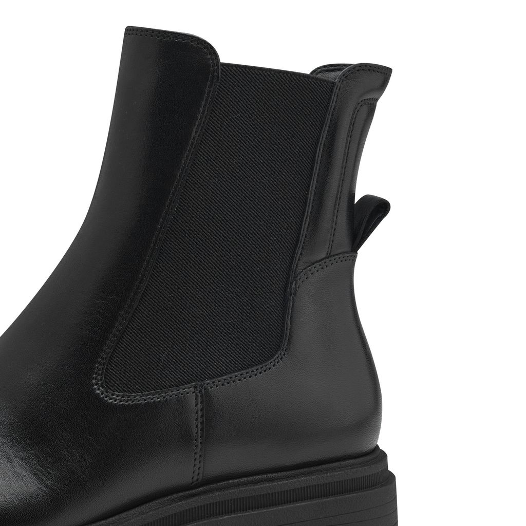 Stivaletto Nero Tacco Basso 25413 - immagine 3