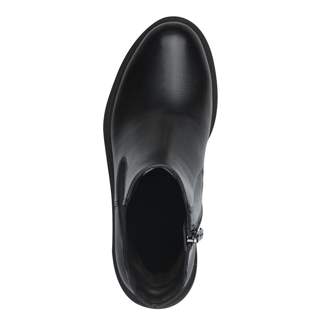 Stivaletto Nero Tacco Basso 25413 - immagine 4