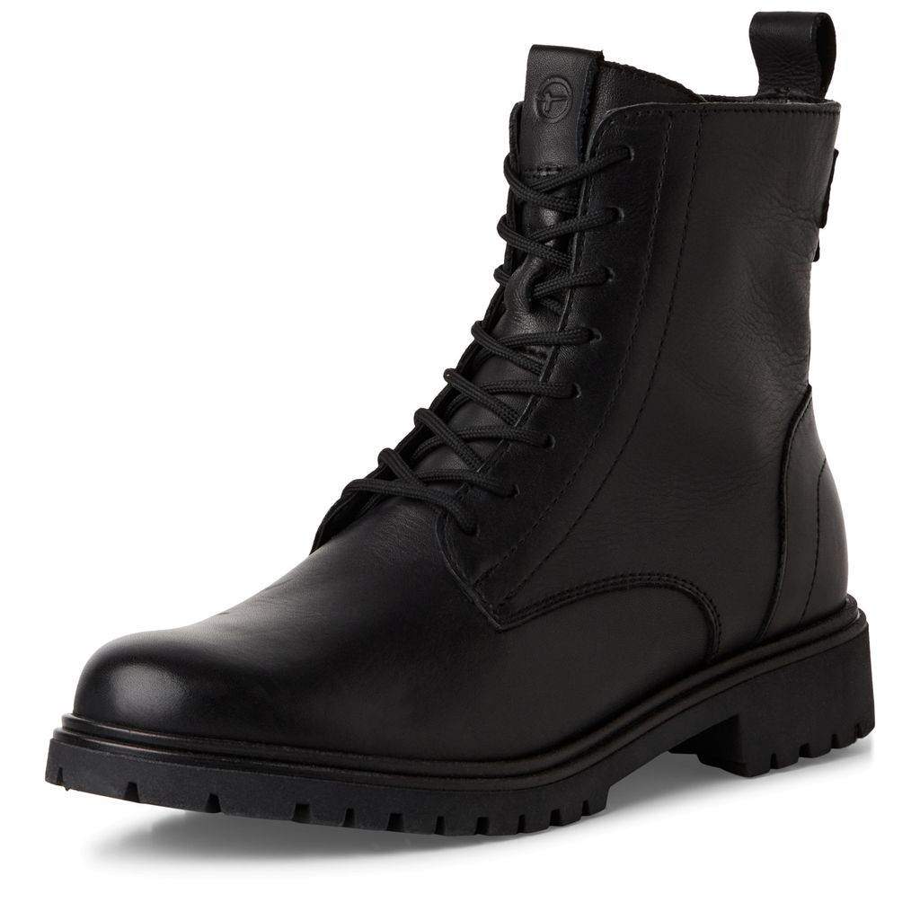 Polacchino nero lacci 25402