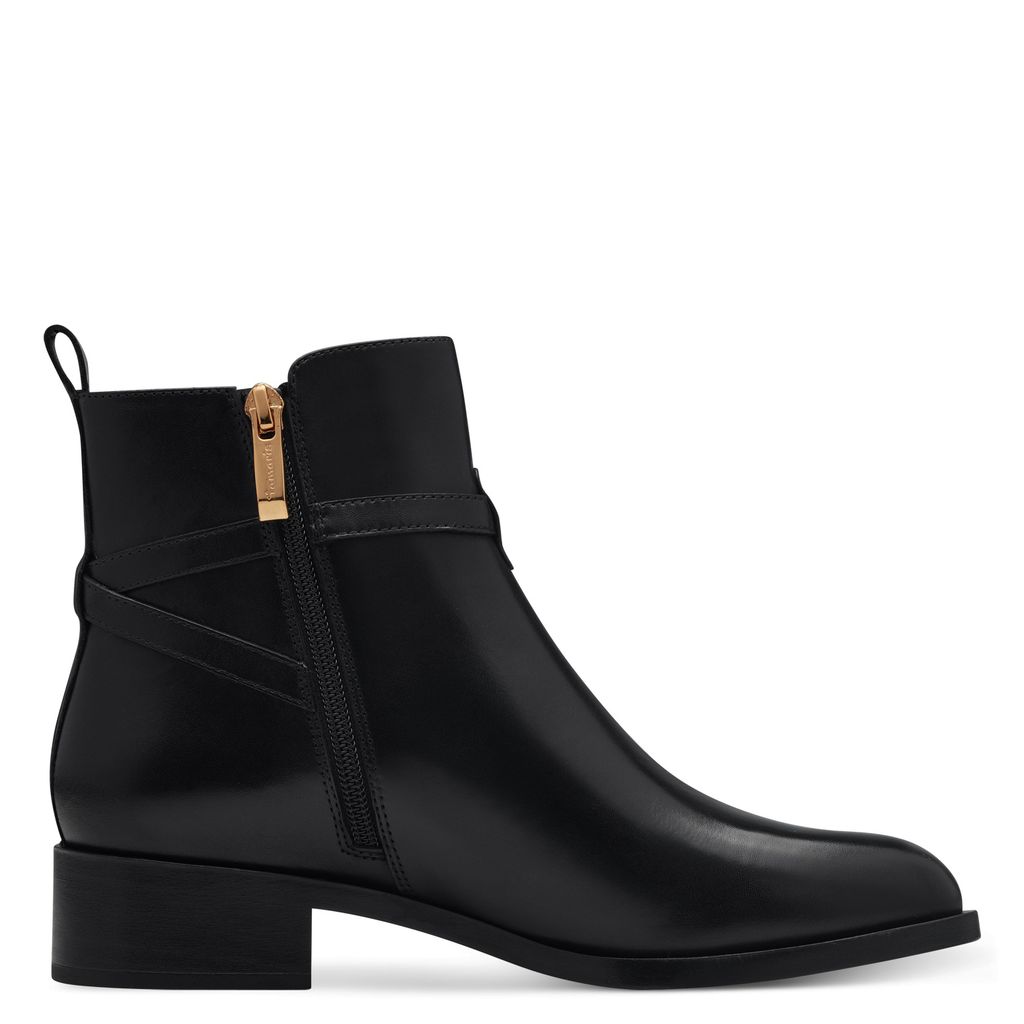 Stivaletto Nero Tacco Basso 25321 - immagine 2