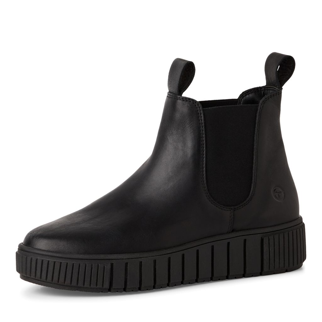 Stivaletto doppi elastici nero 25403