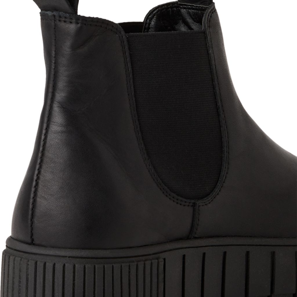Stivaletto doppi elastici nero 25403 - immagine 3