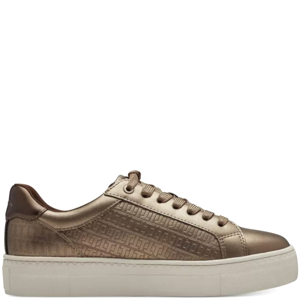 Sneaker Platform Marrone Laminata 23313 - immagine 3