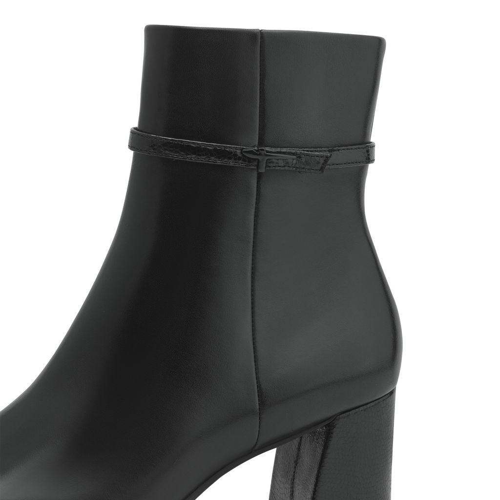 Stivaletto Nero Tacco Alto 25336 - immagine 3