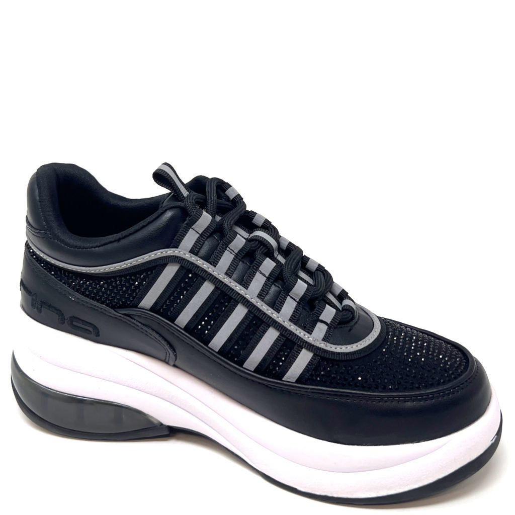Sneaker Up Nero Fornarina - immagine 2