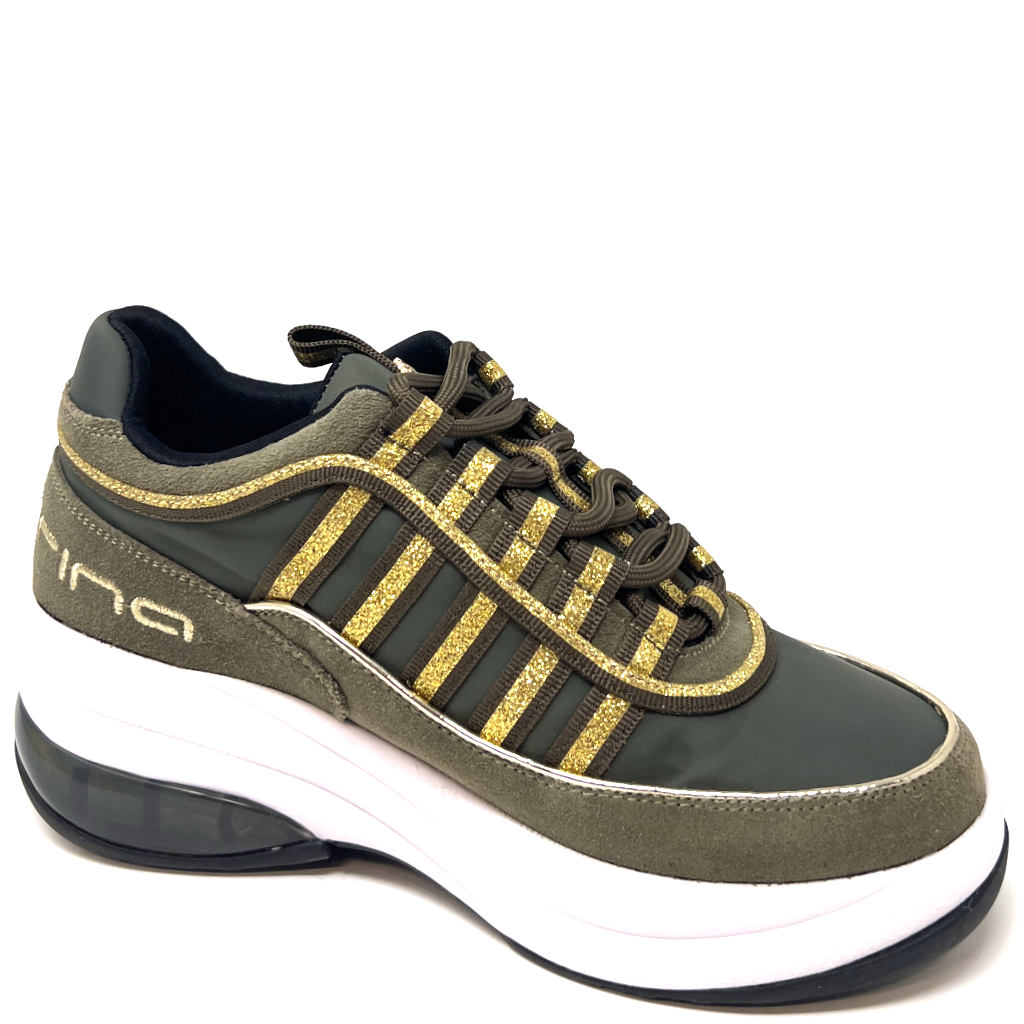 Sneaker Up Verde Oro Fornarina - immagine 2