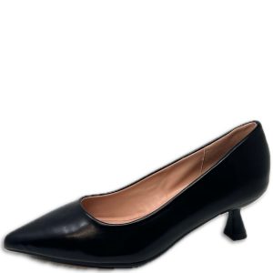 Decollete Nero Tacco Medio F0501ANE