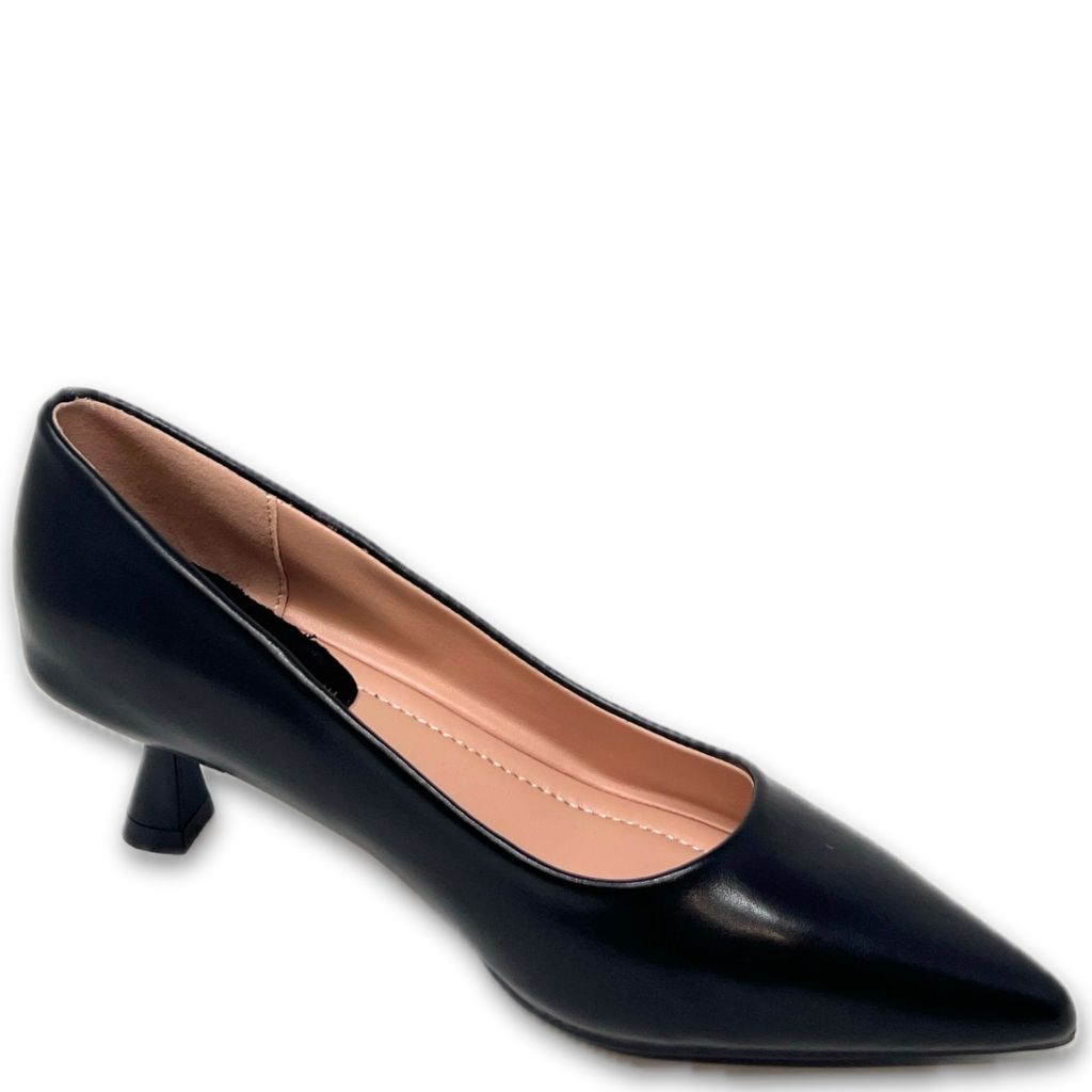 Decollete Nero Tacco Medio F0501ANE - immagine 2