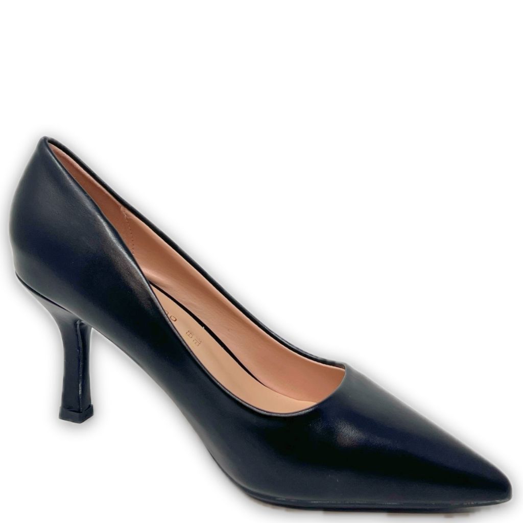Decollete Nero Tacco Alto A0801ANE - immagine 2