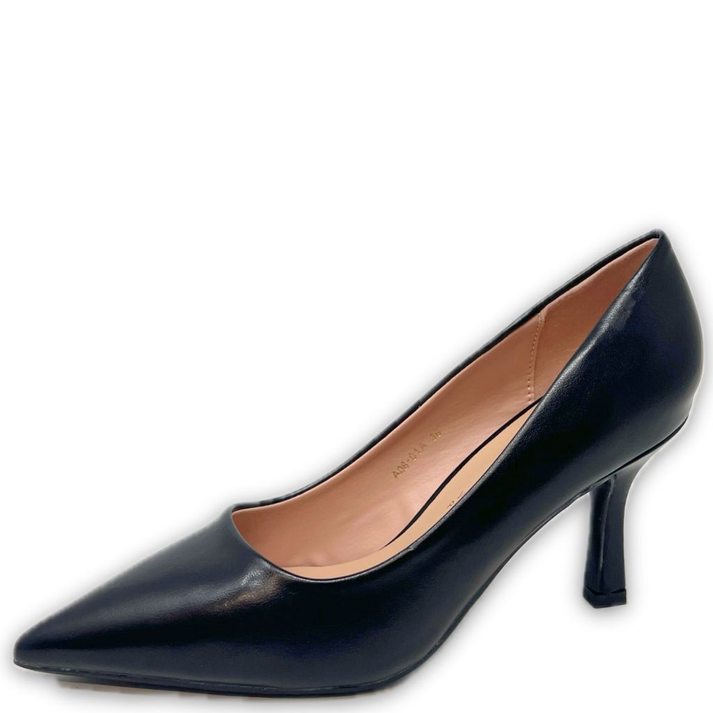 Decollete Nero Tacco Alto A0801ANE