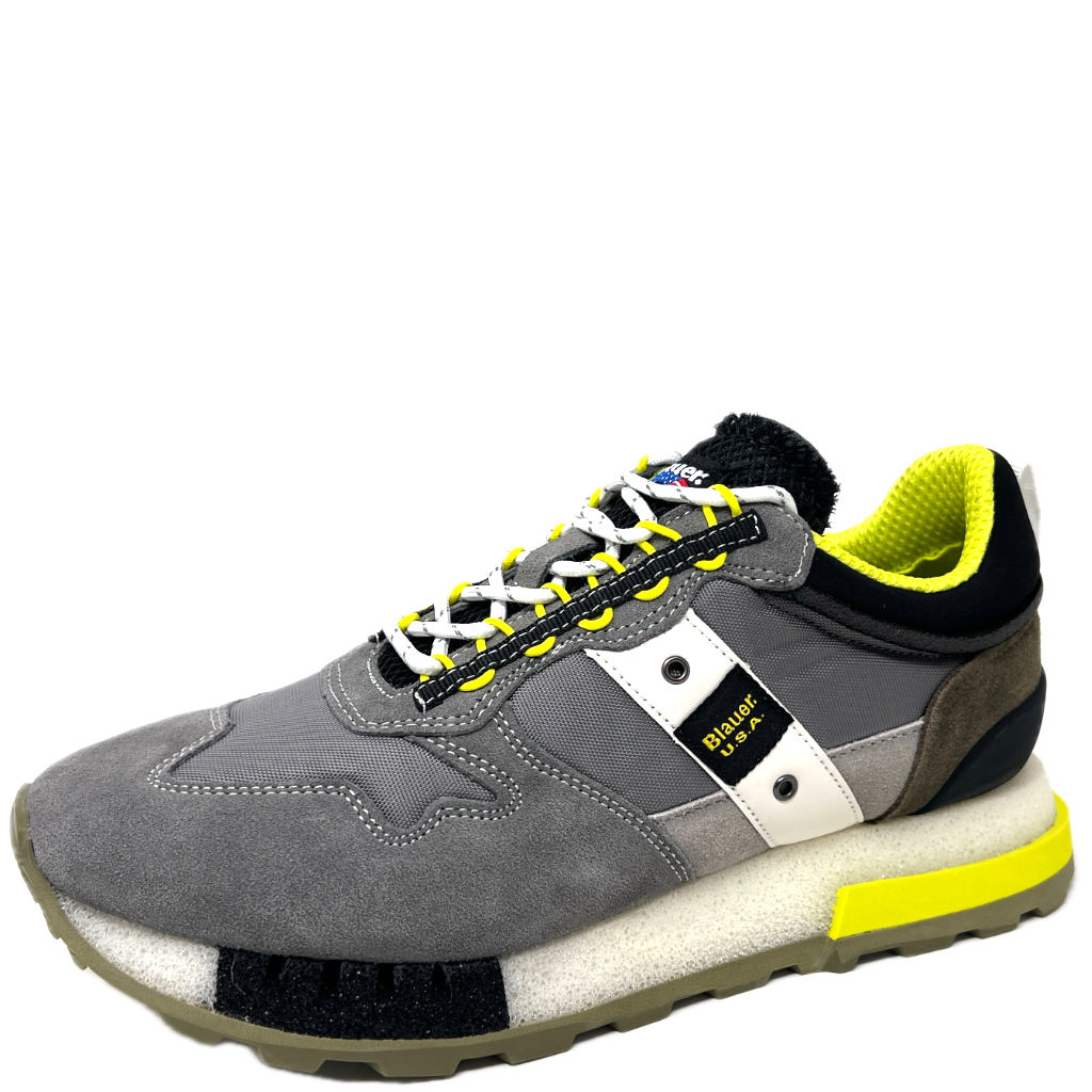 Sneaker Uomo Blauer HERON02 grigia nera