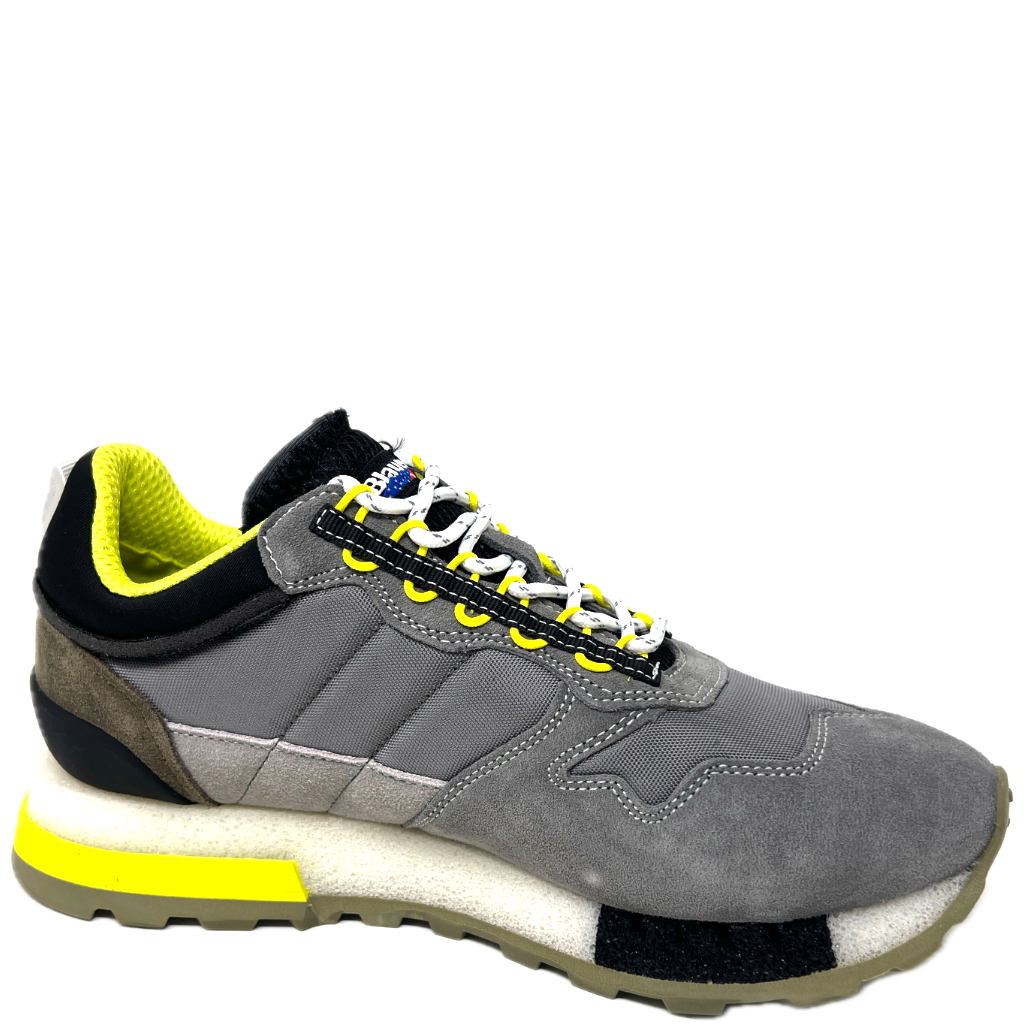 Sneaker Uomo Blauer HERON02 grigia nera - immagine 2