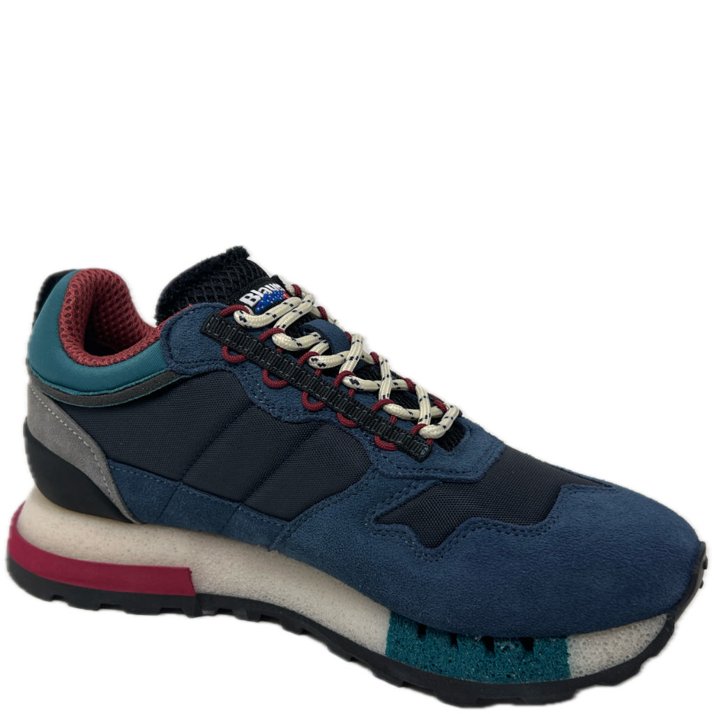 Sneaker Uomo Blauer HERON02 Blu - immagine 2