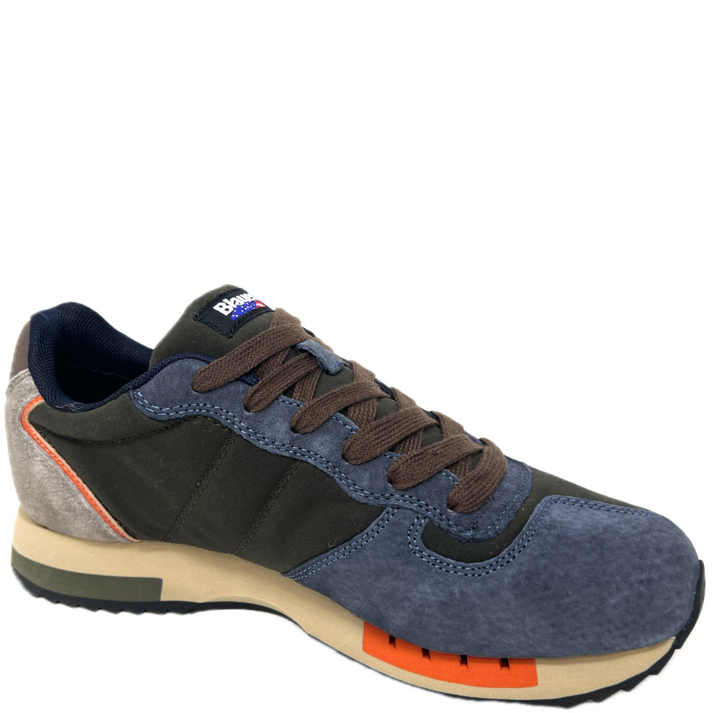 Sneaker Uomo Blauer QUEENS01 blu verde - immagine 2