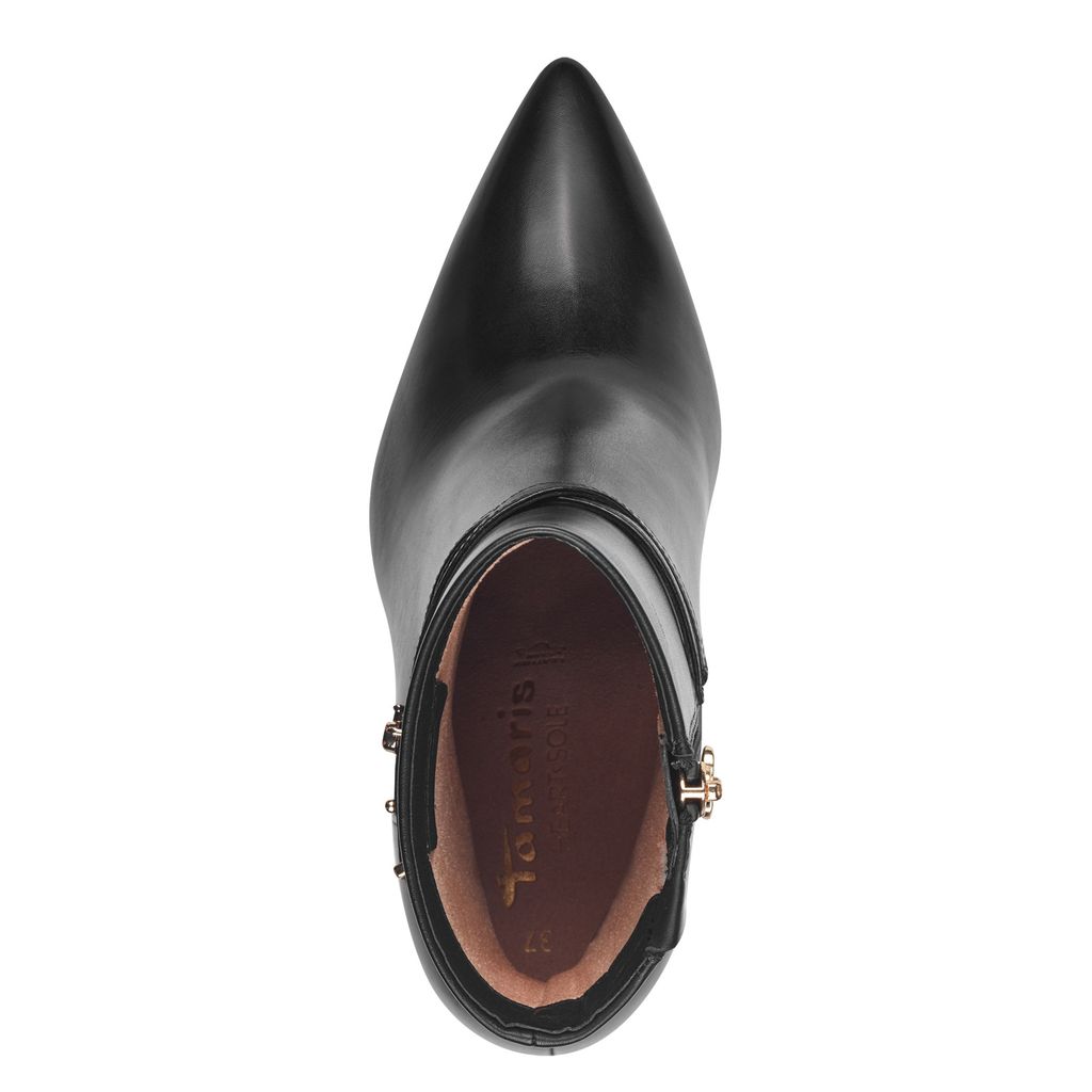Stivaletto Nero Tacco Alto 25304 - immagine 4