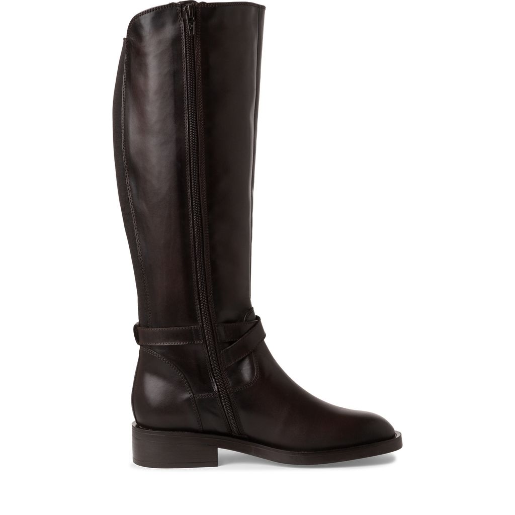 Stivale Nero Tacco Basso 25504 - immagine 2