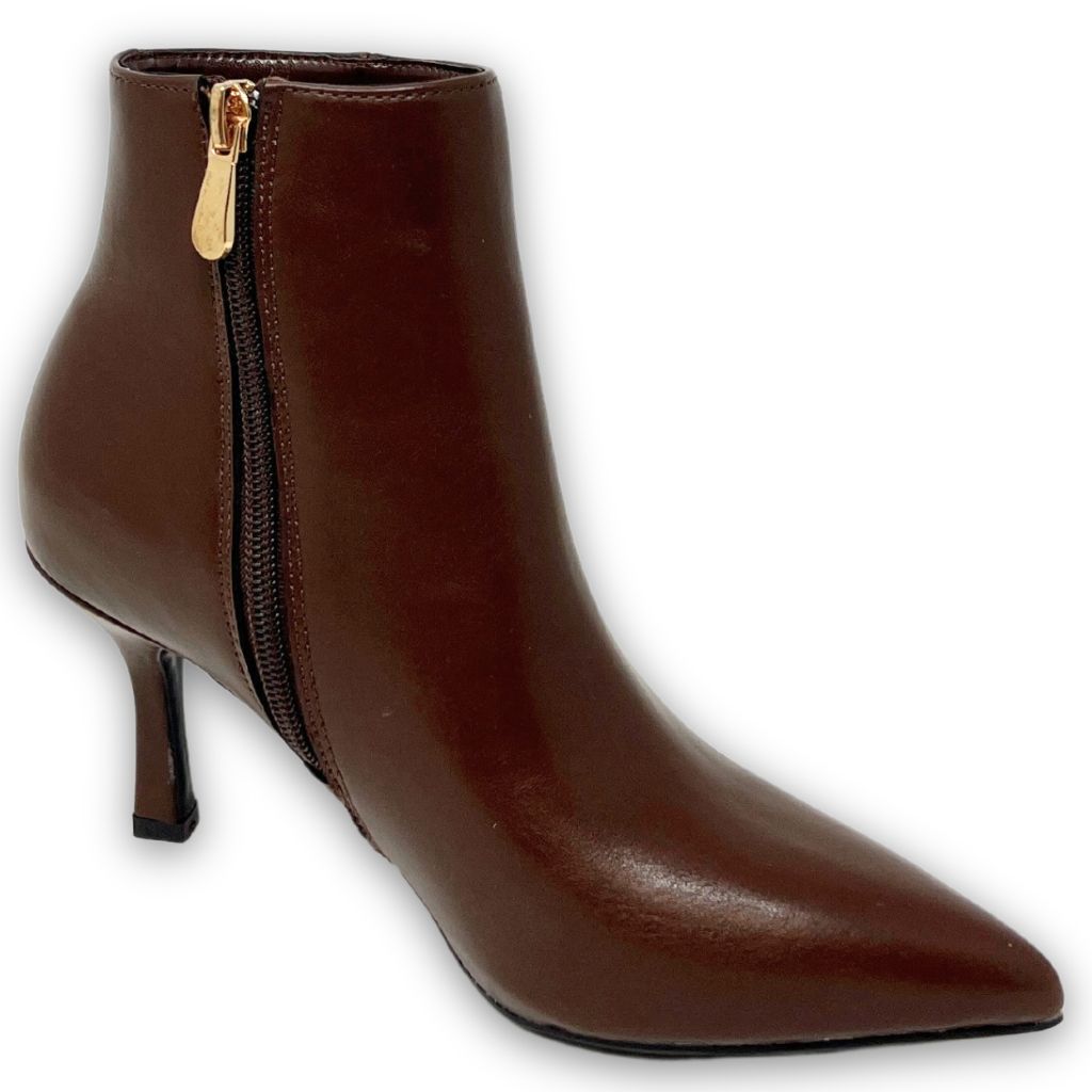 Stivaletto Marrone Scuro Tacco Alto A0806ATM - immagine 2