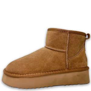 Stivaletto Camoscio Beige GS477