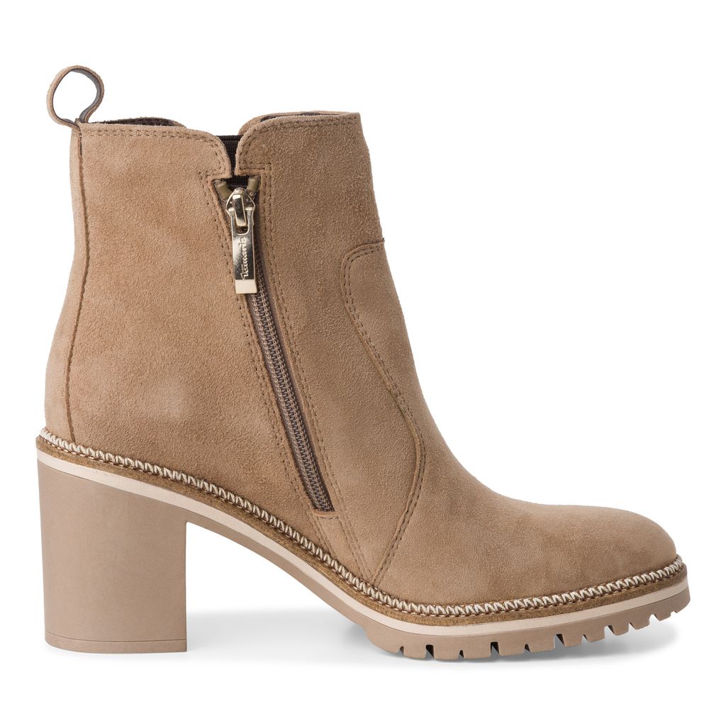Stivaletto Beige Tacco Medio 25380 - immagine 2