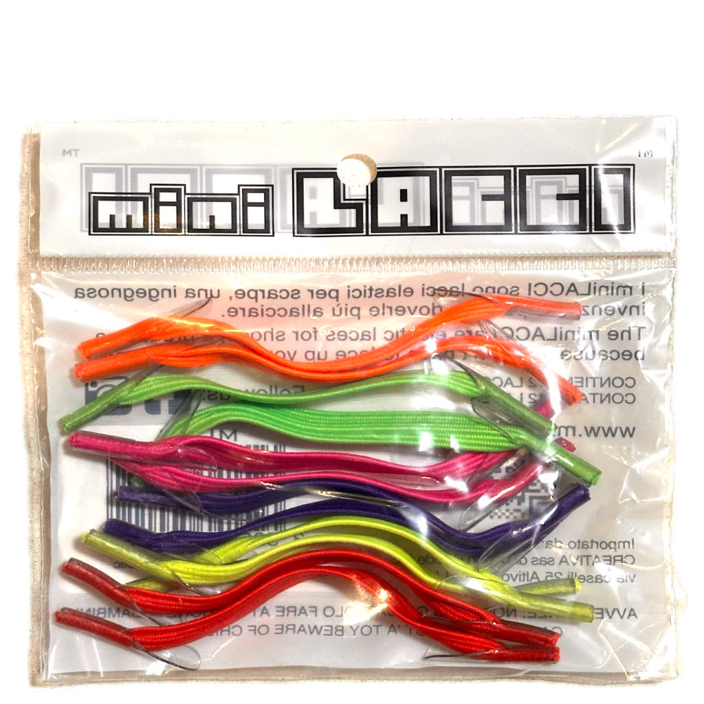 Lacci Elastici Scarpe Mini-Lacci ML21 Multicolor