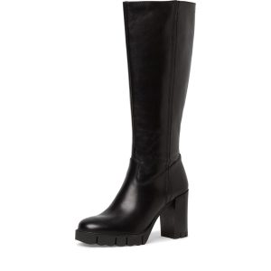 Stivale Nero Tacco Alto 25634