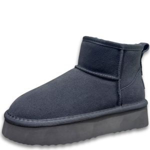 Stivaletto Camoscio Grigio GS477