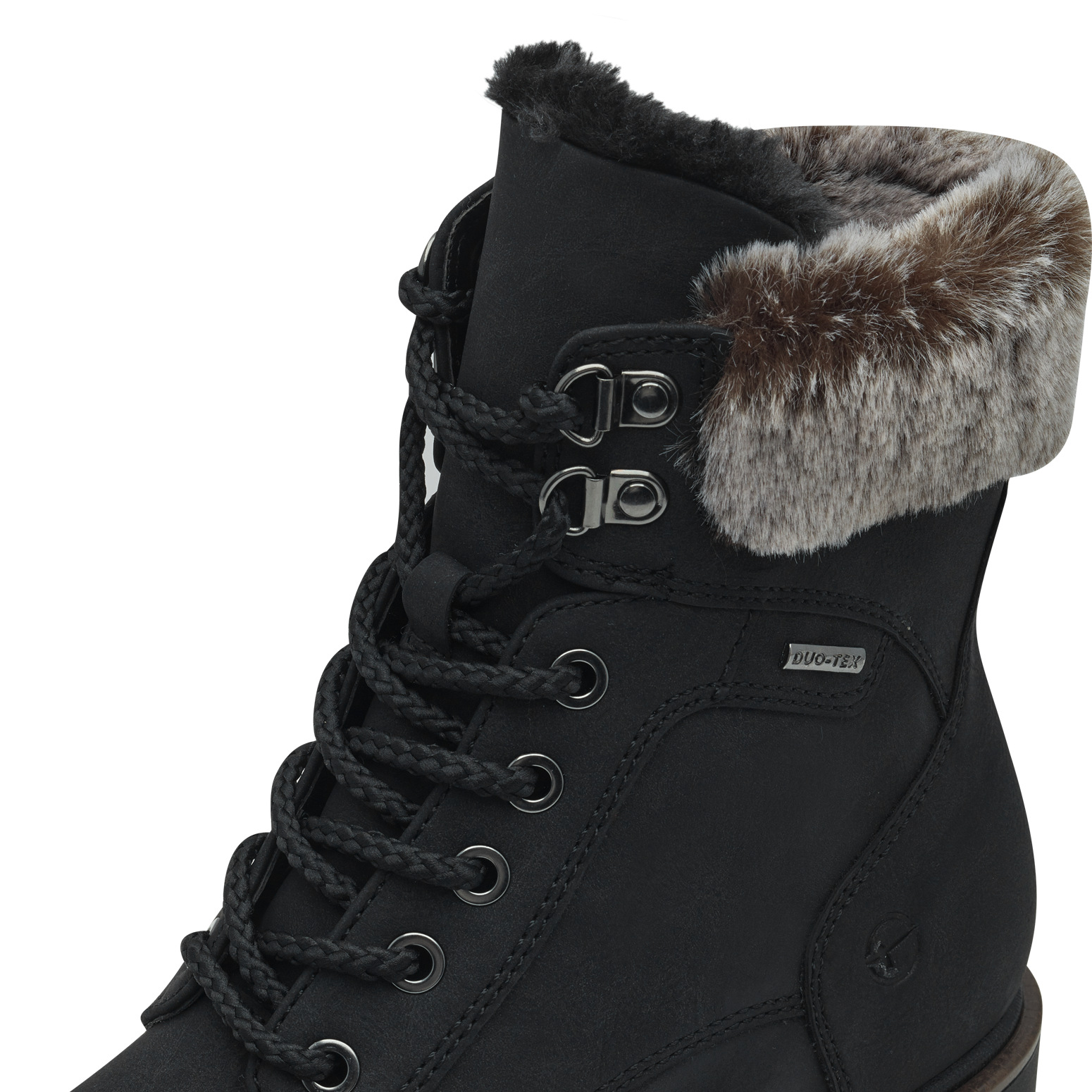 Stivaletto Lacci Nero 26266 - immagine 4