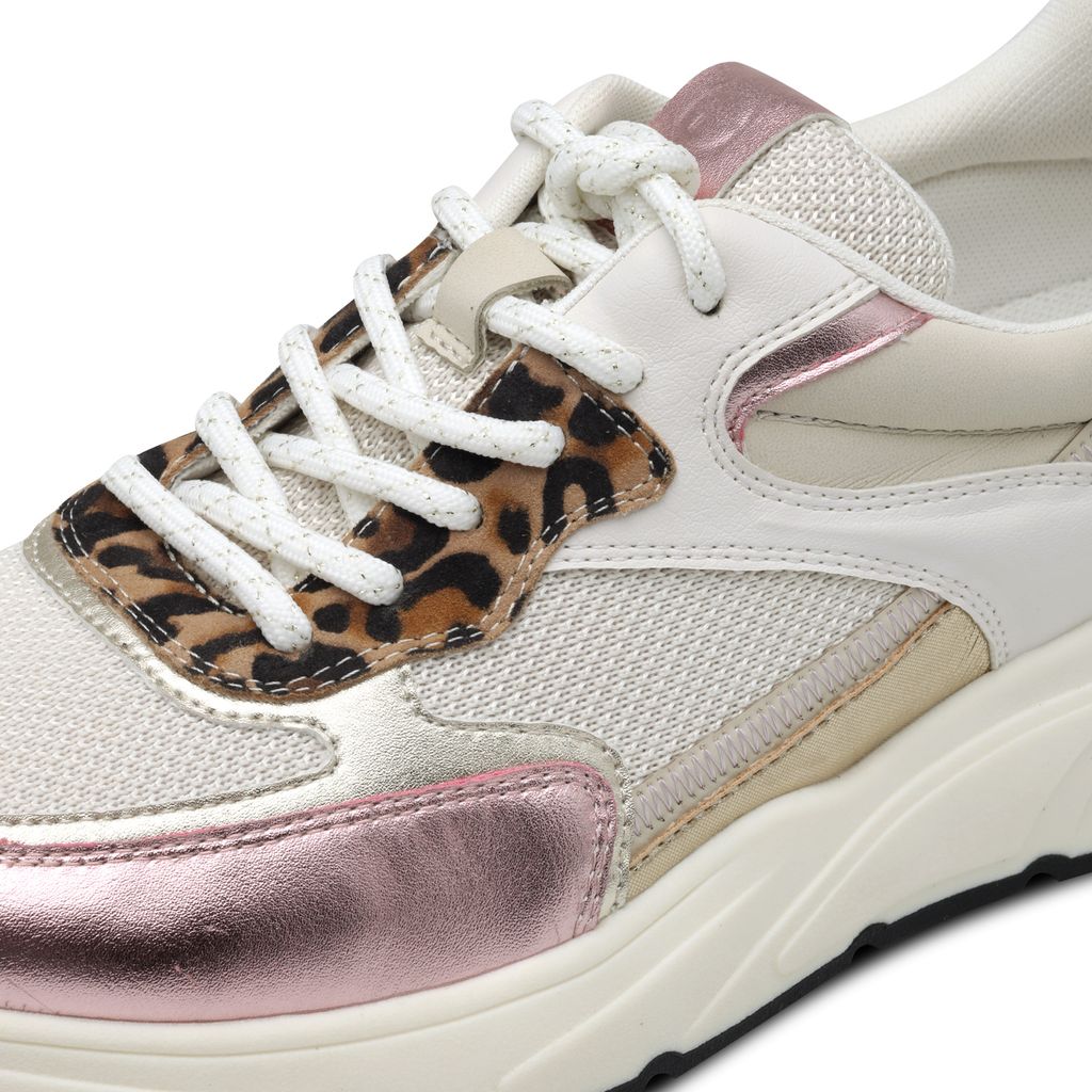 Sneaker Bassa Rosa Bianca 23745 - immagine 4