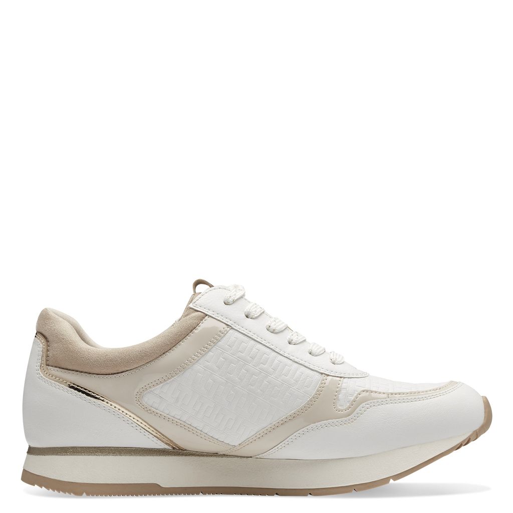 Sneaker Bassa Bianca Oro 23603 - immagine 3