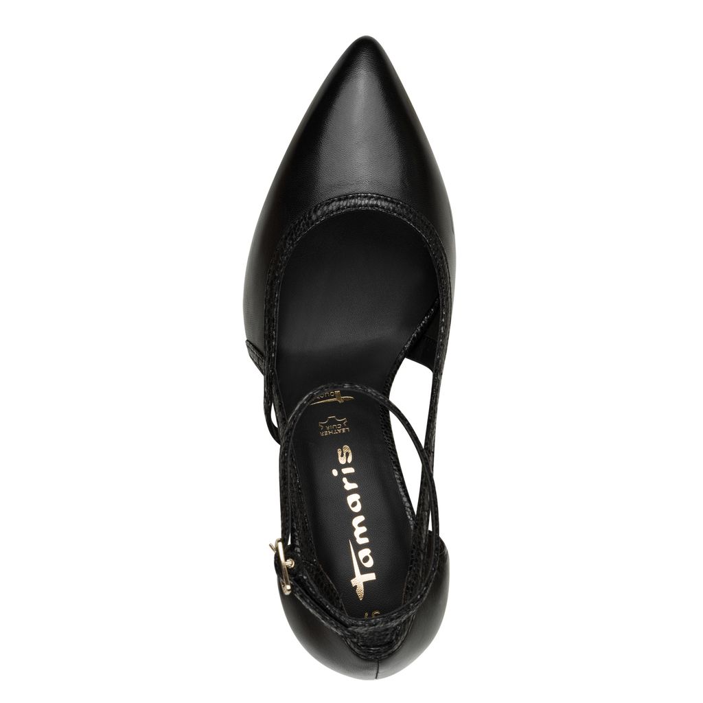 Scarpa Tacco Alto Nera 22436 - immagine 5