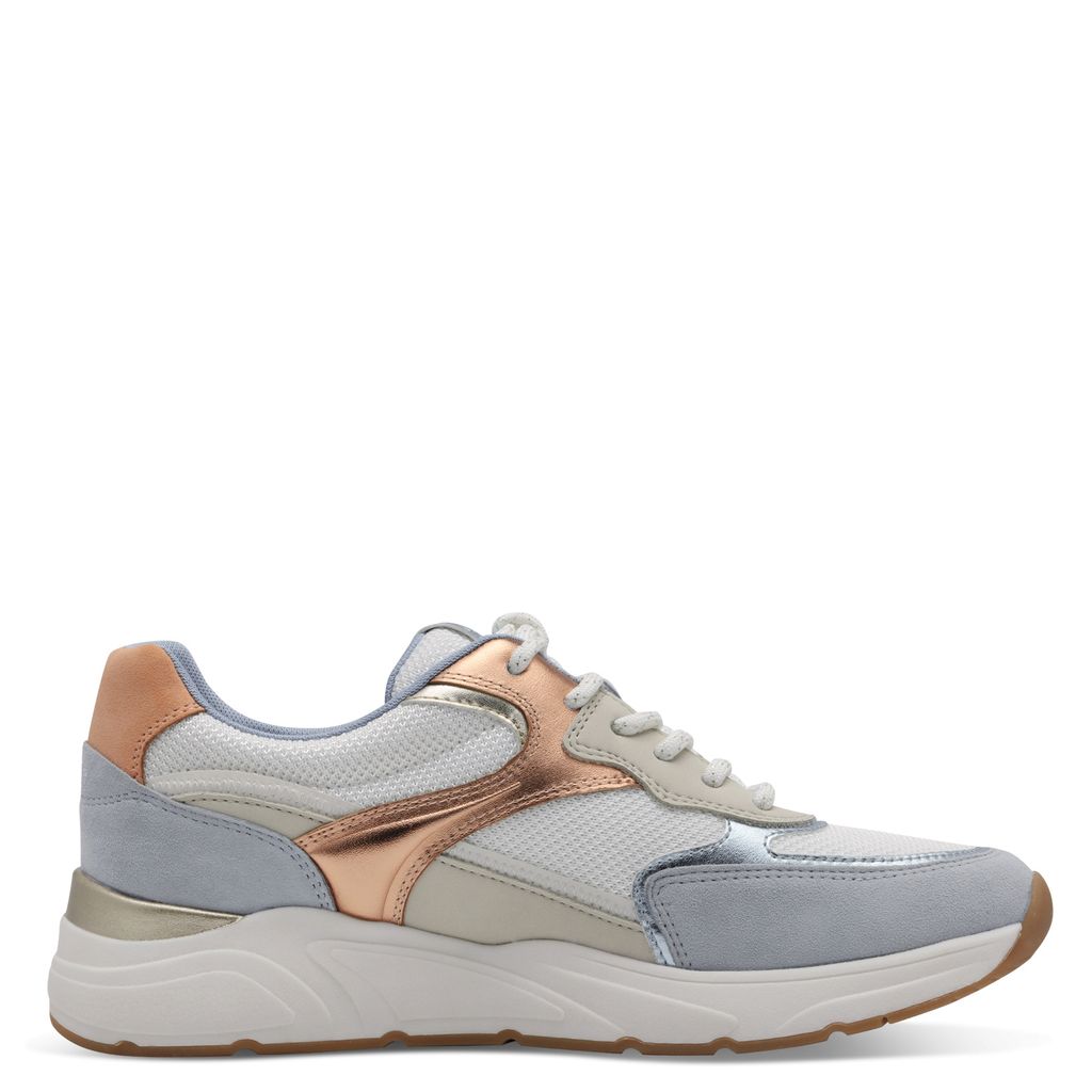 Sneaker Azzurro Chiaro Bianca 23745 - immagine 3
