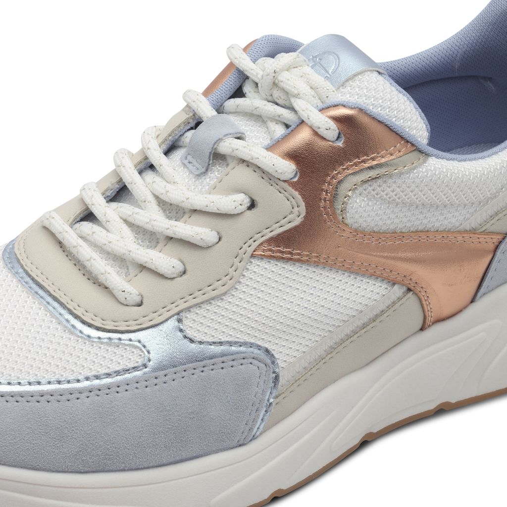 Sneaker Azzurro Chiaro Bianca 23745 - immagine 4