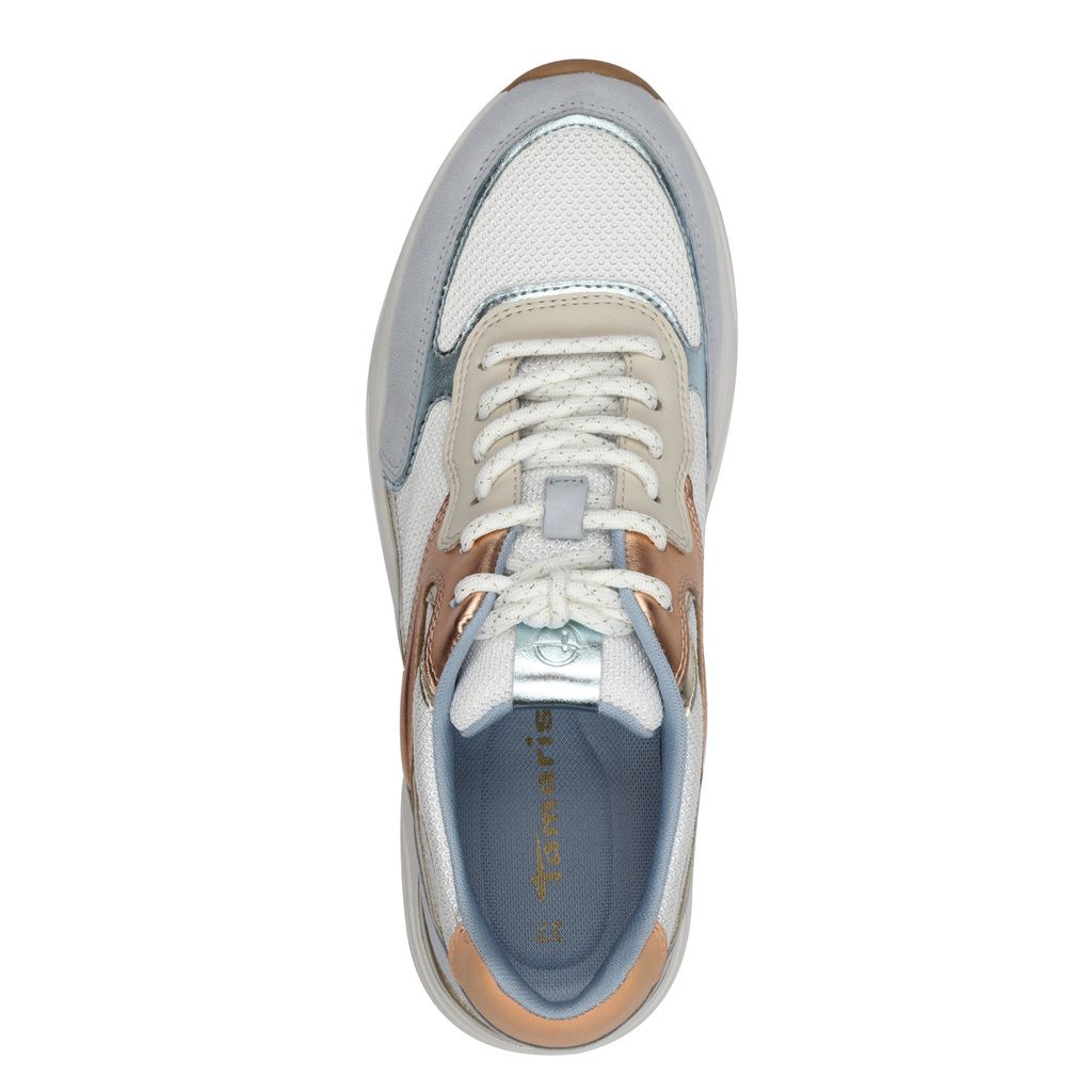 Sneaker Azzurro Chiaro Bianca 23745 - immagine 5