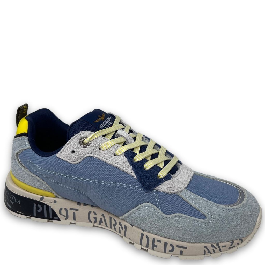 Sneaker denim blu avio Uomo Aeronautica Militare 251SC276CT3546 - immagine 2