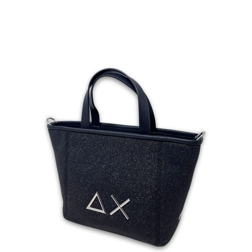 Borsa Glitter Nero Sun68 Z35266