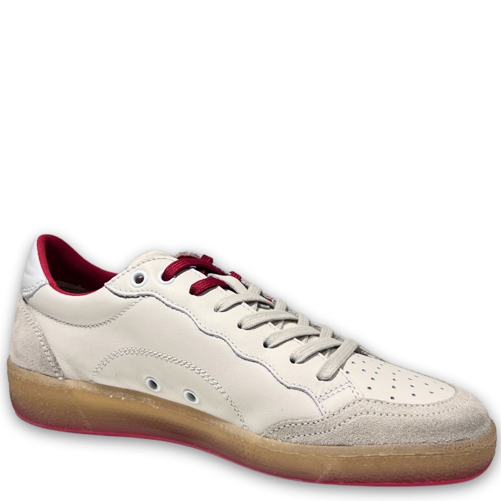 Scarpa Casual Uomo Blauer MURRAY12 Bianca Rossa - immagine 2