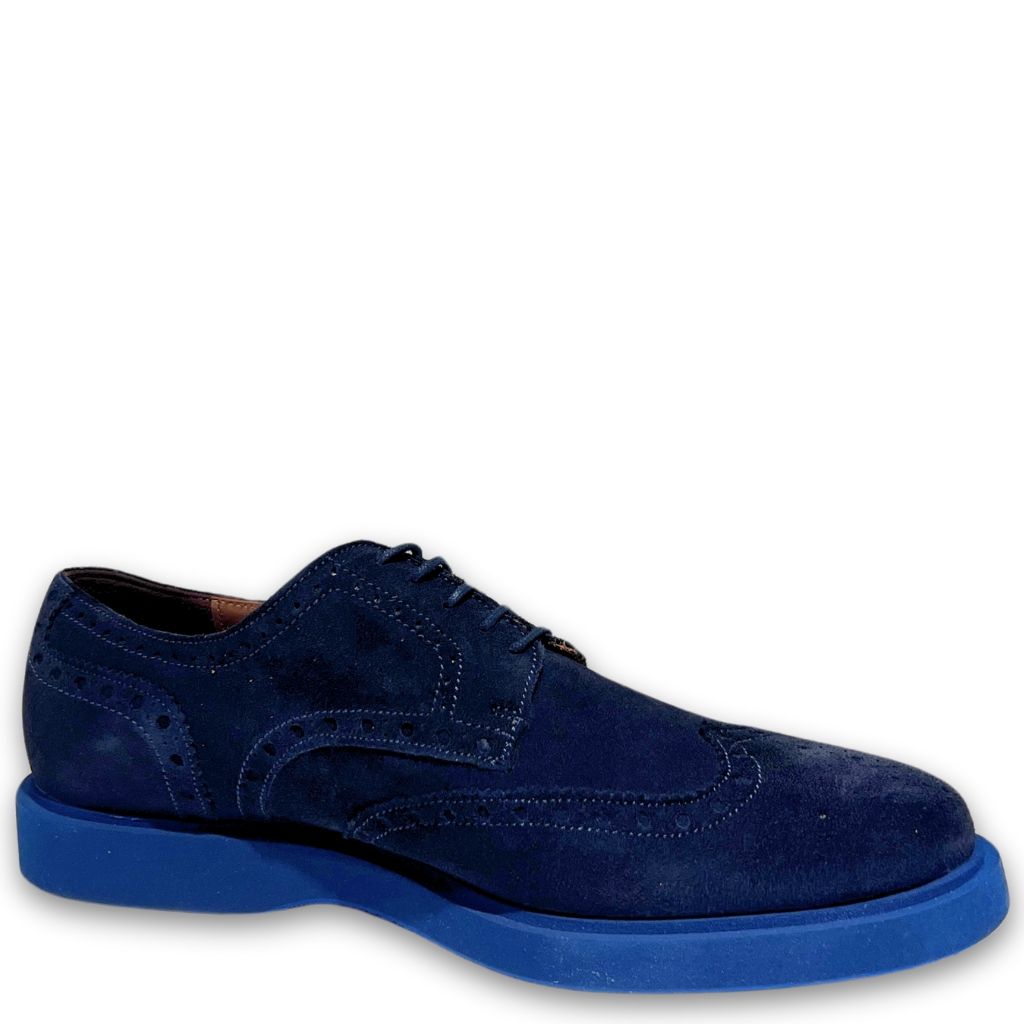 Scarpa Casual Camoscio Blu Hillinois4 - immagine 2
