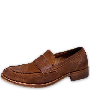 Mocassino camoscio cuoio Panka6