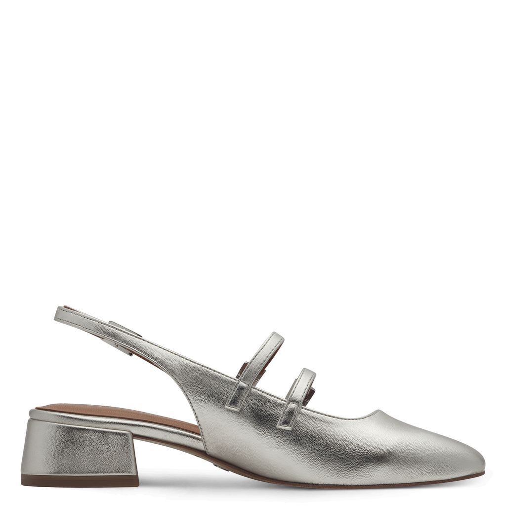 Scarpa Tacco Basso Oro 29510 - immagine 3